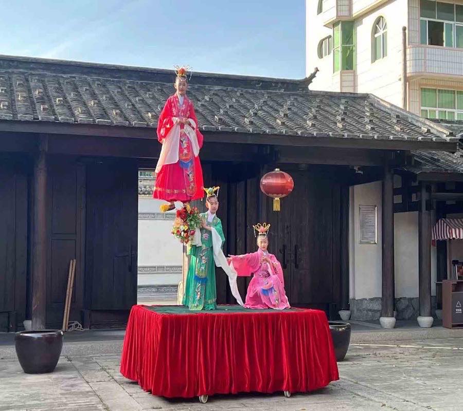 台阁戏观赏