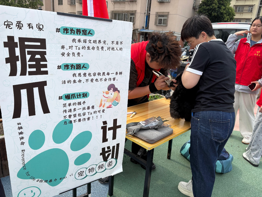 社会实践：江苏牧院“宠爱有家”社会服务团队走进城南社区开展社会实践活动